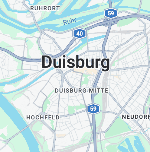 Duisburg Karte