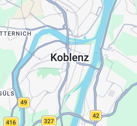 Koblenz Karte