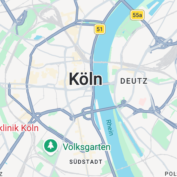 Köln Karte
