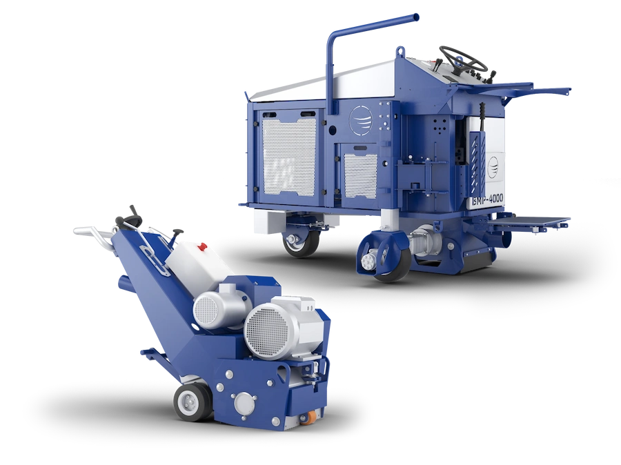Fräsmaschinen von der Marke Blastrac